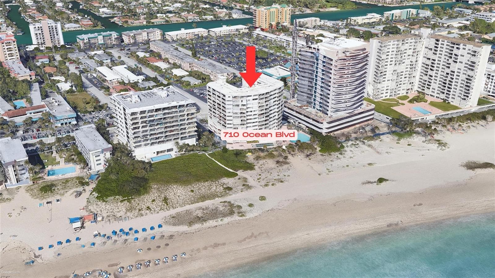 Condo at 710 N Ocean Boulevard, Pompano Beach, FL