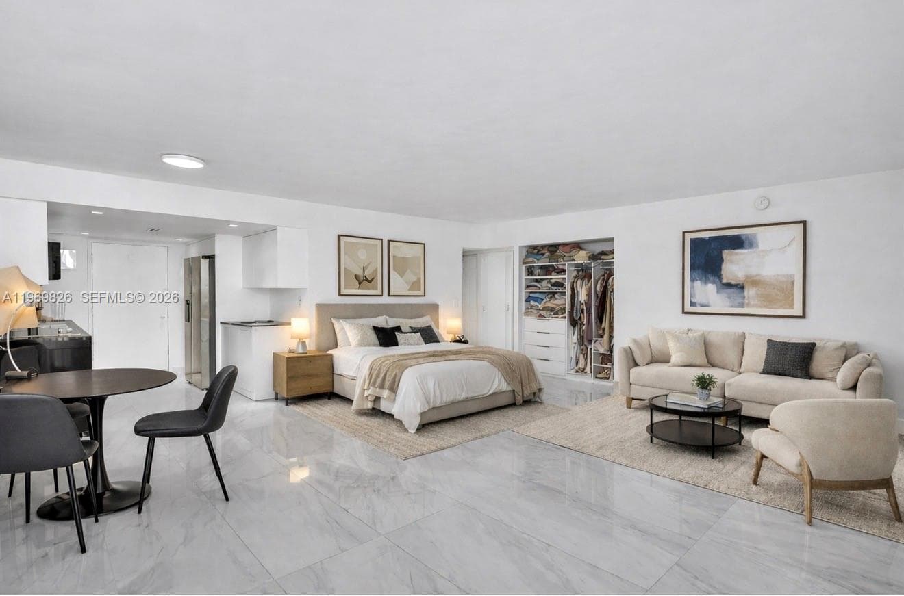 Virtually rendered furniture and decor