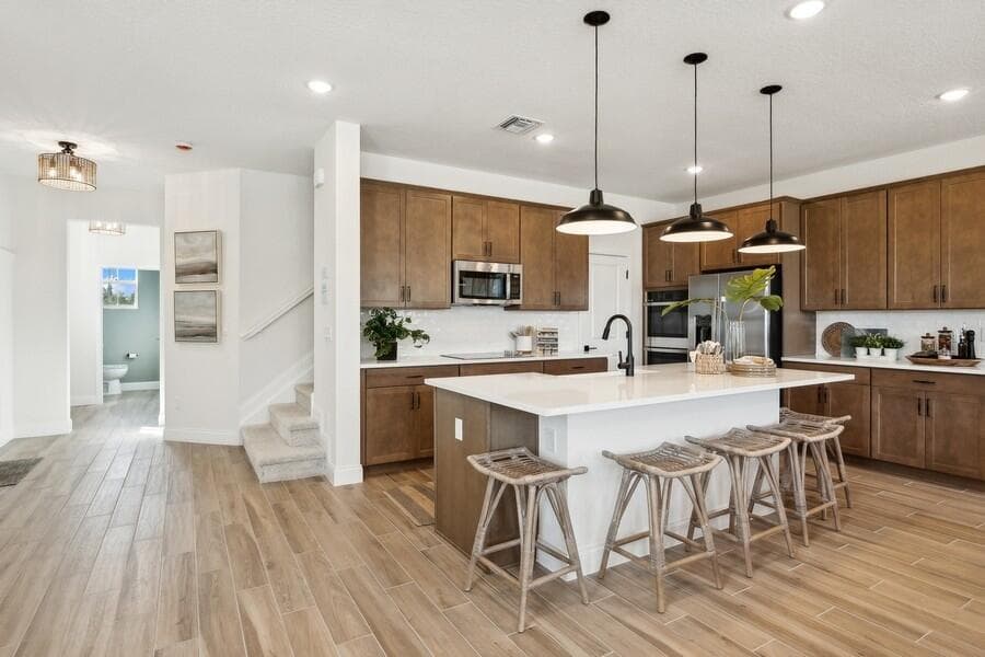 Kitchen and Foyer