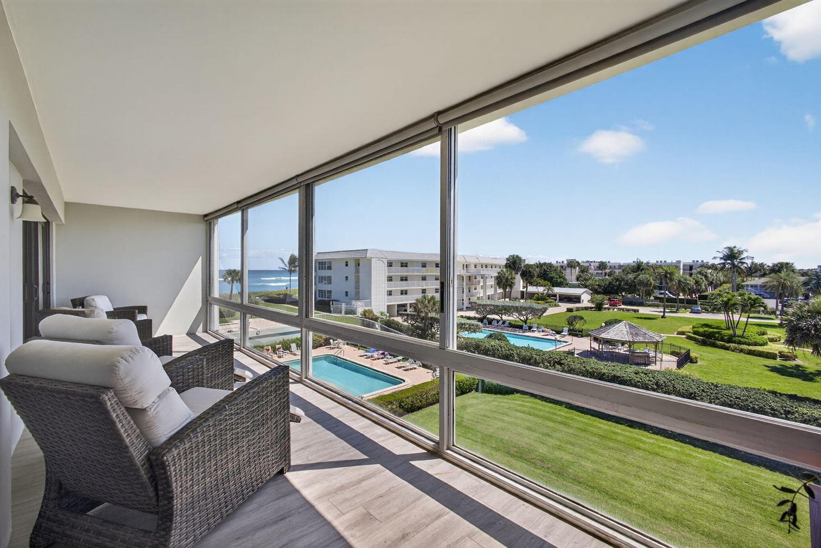 Ocean View from Balcony
