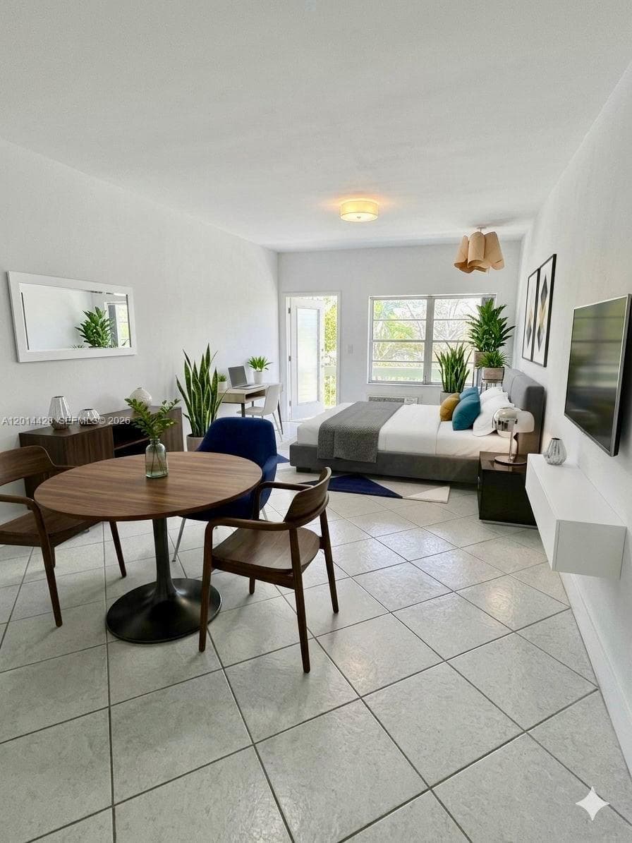 AI generated decor from front(towards back door and balcony)