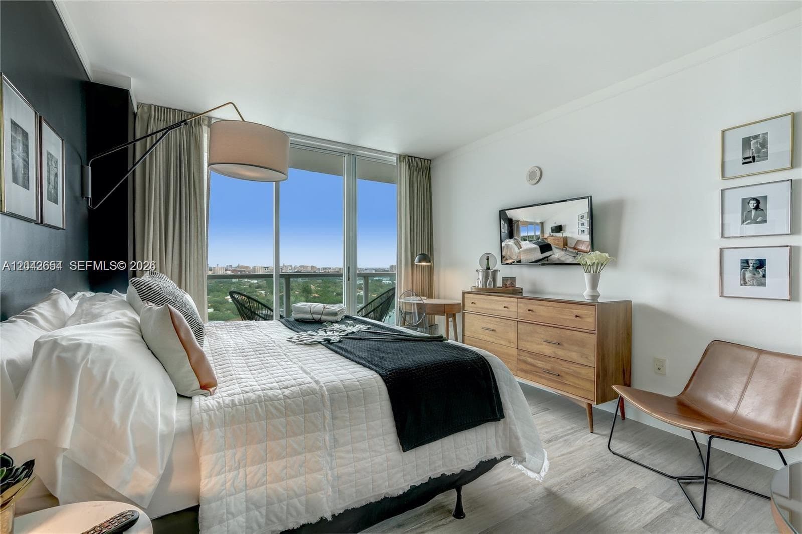 bedroom space from unit 1