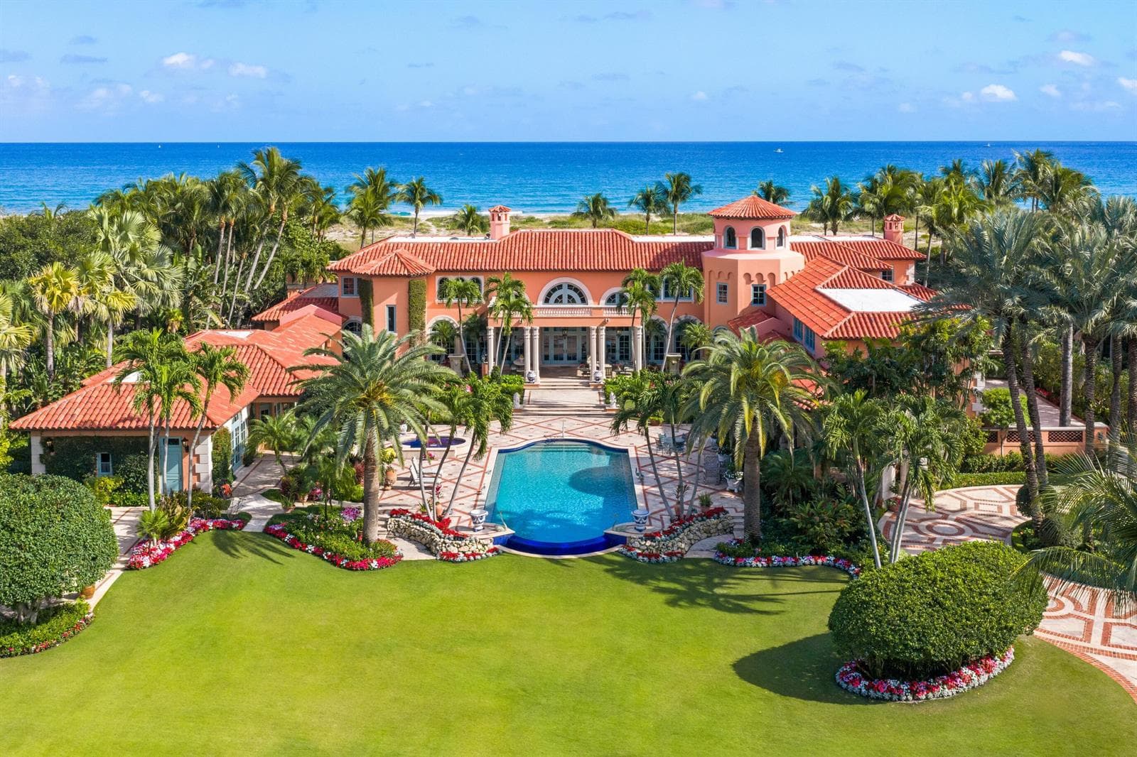 Single-family home at 1491 N Ocean Boulevard, Palm Beach, FL
